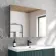 Esme Matt Black Recessed Mirror Cabinet 700x1000mm