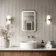 Mila Brushed Brass Illuminated LED Mirror 600x400mm