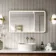 Mila Brushed Brass Illuminated LED Mirror 600x1000mm