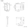 Aurora Matt Black Illuminated LED Mirror Cabinet 600x450mm