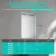 Esme Matt Black Illuminated LED Recessed Mirror Cabinet 600x450mm