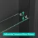 Esme Matt Black Illuminated LED Recessed Mirror Cabinet 600x450mm