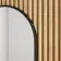 Essence Black Framed Pill Bathroom Mirror 800x400mm