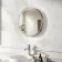 Vikki Stainless Steel Illuminated Round LED Mirror 500mm