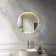 Vikki Stainless Steel Illuminated Round LED Mirror 500mm
