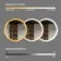 Vikki Stainless Steel Illuminated Round LED Mirror 500mm