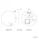 Vikki Stainless Steel Illuminated Round LED Mirror 500mm