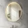 Vikki Stainless Steel Illuminated Round LED Mirror 600mm