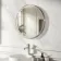 Vikki Stainless Steel Illuminated Round LED Mirror 600mm