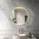 Vikki Stainless Steel Illuminated Round LED Mirror 600mm