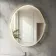 Vikki Stainless Steel Illuminated Round LED Mirror 800mm