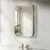 Vikki Stainless Steel Illuminated LED Mirror 700x500mm