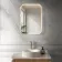 Vikki Stainless Steel Illuminated LED Mirror 700x500mm
