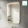 Vikki Stainless Steel Illuminated LED Mirror 800x600mm