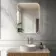Vikki Stainless Steel Illuminated LED Mirror 800x600mm