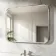 Vikki Stainless Steel Illuminated LED Mirror 700x1000mm