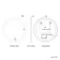 Joyce Round Illuminated LED Mirror 800mm