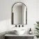 Rory Matt Black Arched Backlit Illuminated LED Mirror 750x500mm