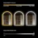 Rory Matt Black Arched Backlit Illuminated LED Mirror 750x500mm