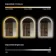 Rory Brushed Brass Arched Backlit Illuminated LED Mirror 750x500mm