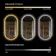 Adele Pill Matt Black Backlit Illuminated LED Mirror 800x400mm