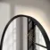 Rory Matt Black Arched Backlit Illuminated LED Mirror With BLUETOOTH Speaker 750x500mm