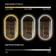Adele Pill Brushed Brass Backlit Illuminated LED Mirror With BLUETOOTH Speaker 800x400mm