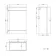 Mersey Gloss White Slimline Back To Wall Toilet Unit 500mm