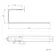 Chrome Towel Hanger 300mm for Single Flat Panel Radiator