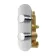 Ballina Premium Chrome Round Thermostatic Shower Set - 200mm Head