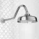Shannon Premium Traditional Thermostatic Set - 200mm Head, Slider Shower & Bath Filler Waste