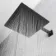 Galway Premium Matt Black Square Thermostatic Shower Set - 300mm Head & Hand Shower