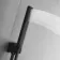 Galway Premium Matt Black Square Thermostatic Shower Set - 300mm Head & Hand Shower