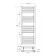 Naples Electric Premium Matt Black Straight Heated Towel Rail 1200x450mm