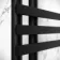 Madrid Electric Matt Black Designer Heated Towel Rail 1200x600mm