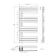 Seville Electric Matt Black Designer Flat Panel Heated Towel Rail 1200x600mm