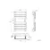 Santorini Electric White Flat Panel Heated Towel Rail 650x400mm