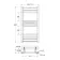 Barcelona Electric Matt Black Straight Heated Towel Rail 800x400mm