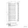 Palermo Electric Chrome Designer Heated Towel Rail 1200x450mm