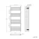 Barcelona Electric Matt Black Straight Heated Towel Rail 1400x600mm