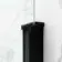 Stockholm Matt Black Easy Clean 8mm Frameless Sliding Shower Enclosure 1000x800mm