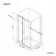 Hamburg Matt Black Easy Clean 8mm Sliding Shower Enclosure 1400x900mm - Easy Fix