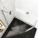 Copenhagen Easy Clean 8mm Wet Room Shower Glass 1100mm & 250mm Pivotal Return Panel