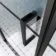 Toulon Matt Black Easy Clean 6mm Pivot Shower Door 1100mm