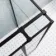 Toulon Matt Black Grid Easy Clean 6mm Pivot Shower Enclosure 1200x900mm