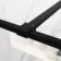 Munich Matt Black Framed 8mm Walk In Shower Enclosure 1000mm & 800mm Glass with Pivotal Return Panel