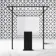 Munich Matt Black Grid 8mm Walk Through Wet Room Shower Glass Panel 1100mm