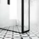 Munich Matt Black Framed 8mm Wet Room Shower Glass 1100mm & 250mm Pivotal Return Panel