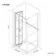 London Matt Black Grid 6mm Bifold Shower Enclosure 900x900mm