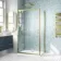 London Brushed Brass 6mm Sliding Shower Enclosure 1000x800mm